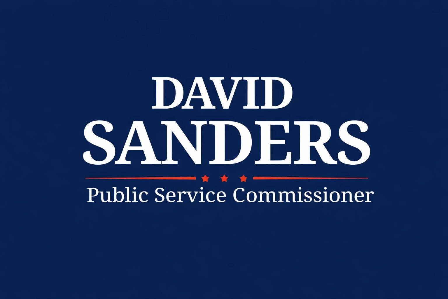 David Sanders — Public Service Commission
